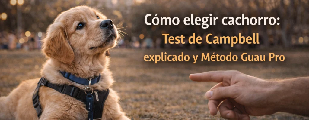 cómo elegir cachorro: test de campbell explicado y método guau pro