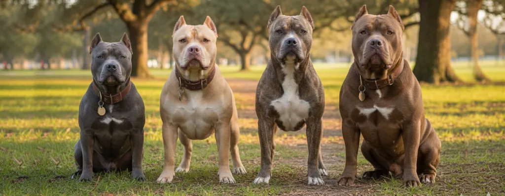 tipos de american bully