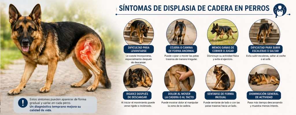 síntomas displasia de caderas