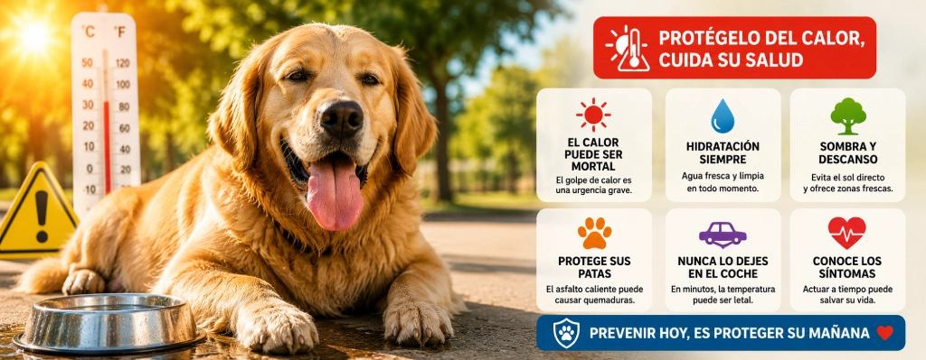 calor en perros