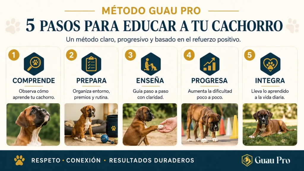 metodo guau pro adiestramiento cachorros