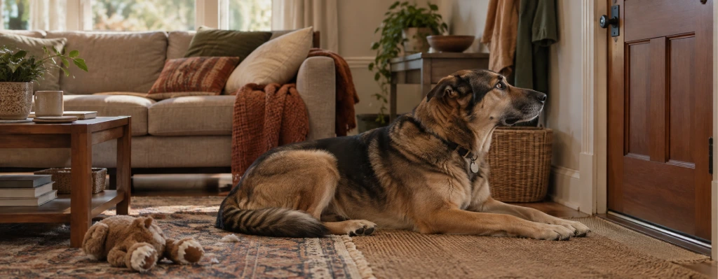 Mi perro destroza la casa cuando me voy - señales de ansiedad por separación