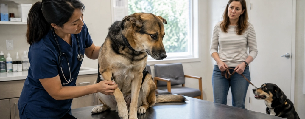 pelea de perros por dolor