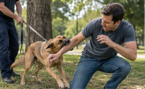 que hacer si un perro te está mordiendo a ti o a otra persona