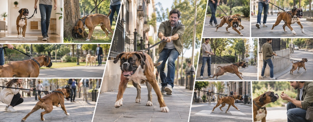 situaciones de cuando mi perro tira de la correa